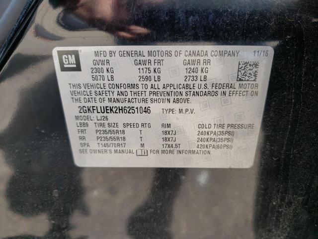 2GKFLUEK2H6251046 GMC Terrain Slt