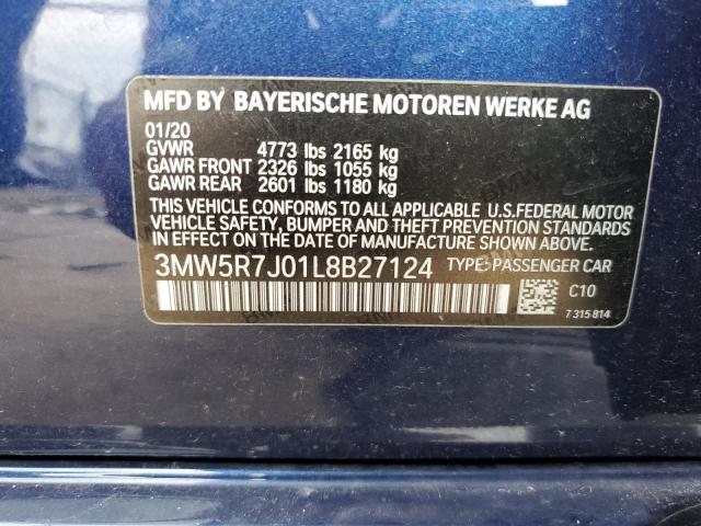 3MW5R7J01L8B27124 BMW 330XI