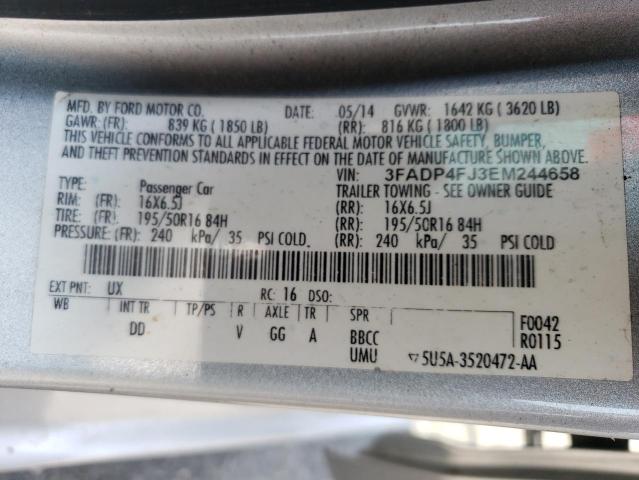 3FADP4FJ3EM244658 Ford Fiesta Titanium