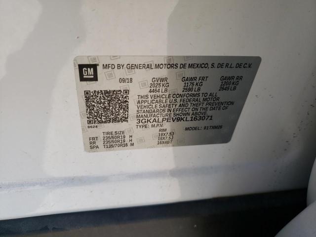 3GKALPEV9KL163071 GMC Terrain Slt