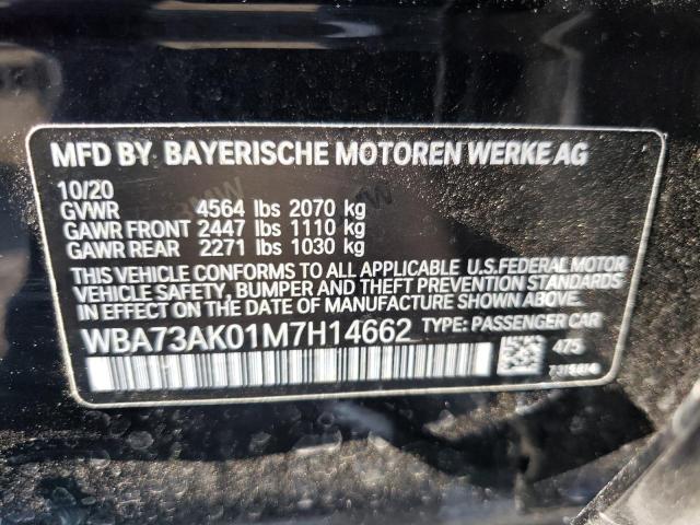 WBA73AK01M7H14662 BMW 228XI