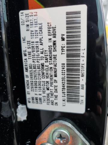 5J8TB4H32EL022408 Acura RDX