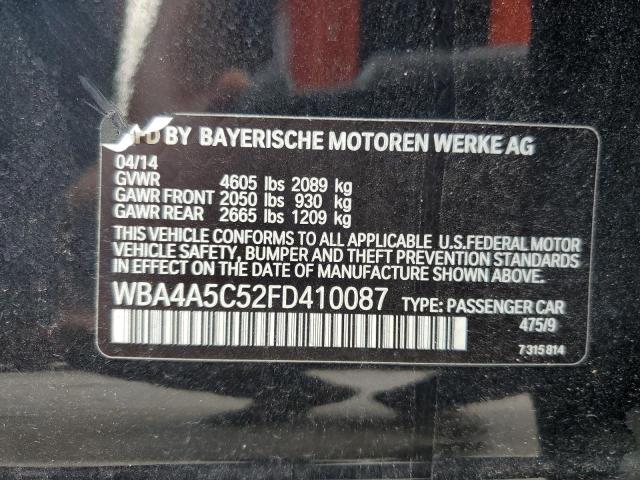 WBA4A5C52FD410087 BMW 428 I Gran Coupe