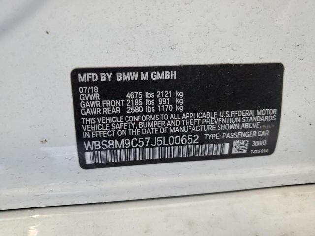 WBS8M9C57J5L00652 BMW M3