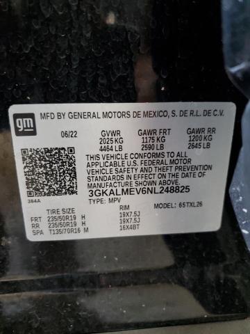 3GKALMEV6NL248825 GMC Terrain Sle