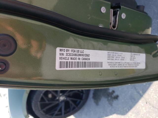 2C3CDXBG0MH612662 Dodge Charger Sxt