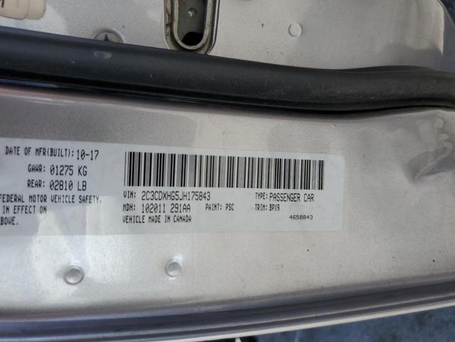 2C3CDXHG5JH175843 Dodge Charger Sxt Plus