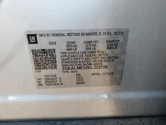 3GKALMEV2KL323726 GMC Terrain Sle