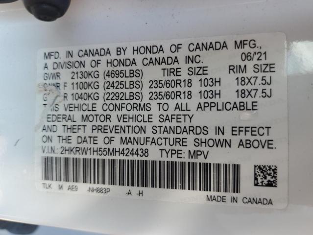 2HKRW1H55MH424438 Honda CR-V EX