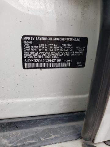 5UXKR2C54G0H42169 BMW X5 Sdrive35i