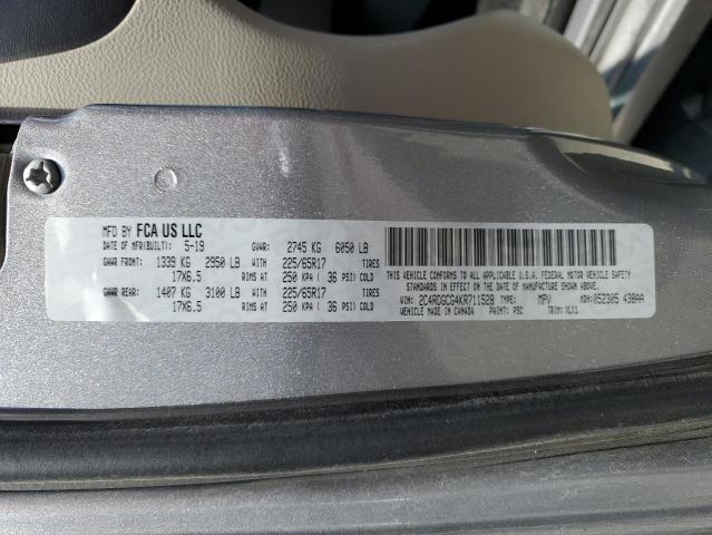 2C4RDGCG4KR711528 Dodge Grand Caravan Sxt