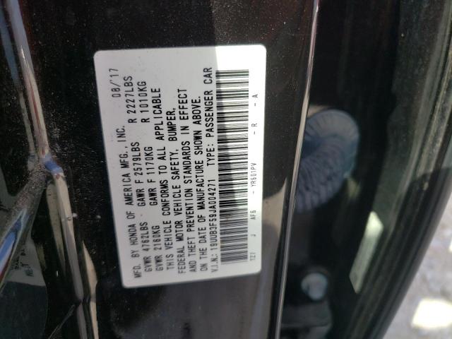 19UUB3F59JA004271 Acura TLX TECH