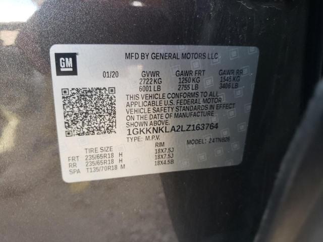 1GKKNKLA2LZ163764 GMC ACADIA SLE