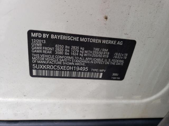 5UXKR0C5XE0H19495 BMW X5 Xdrive35i
