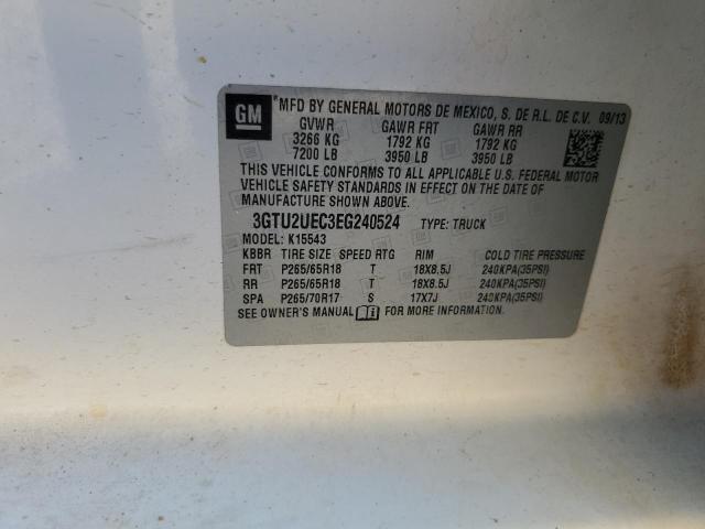 3GTU2UEC3EG240524 GMC Sierra K1500 Sle