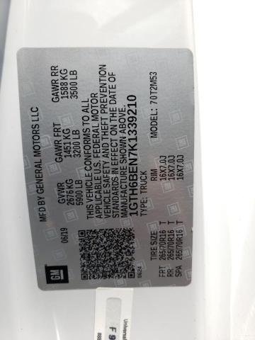 1GTH6BEN7K1339210 GMC Canyon