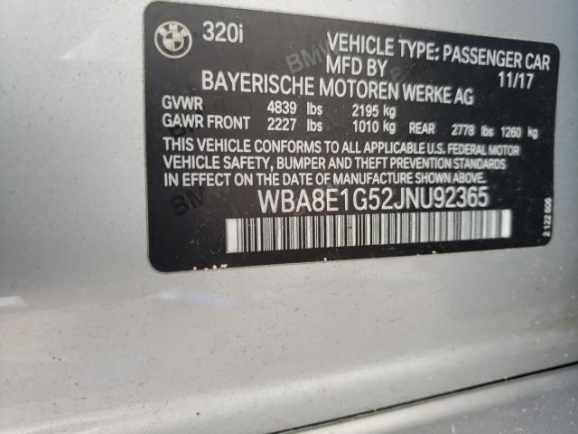 WBA8E1G52JNU92365 BMW 320 I