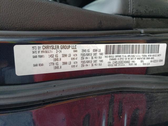 1C4RDJDG3EC450062 Dodge DURANGO LIMITED