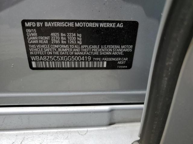 WBA8Z5C5XGG500419 BMW 328 Xigt Sulev