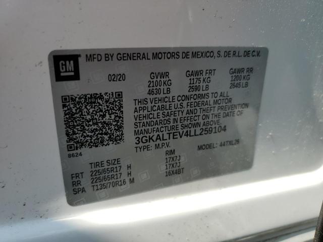 3GKALTEV4LL259104 GMC Terrain Sle