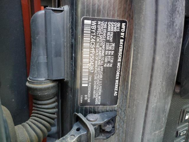 WBY1Z4C51FV504267 BMW I3 REX