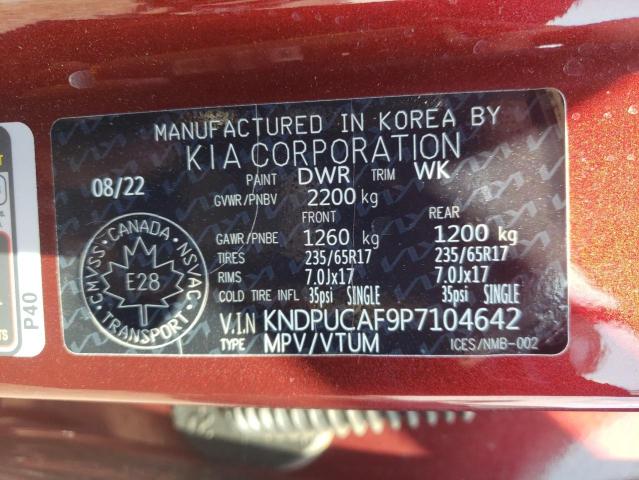 KNDPUCAF9P7104642 KIA gdi theta iii