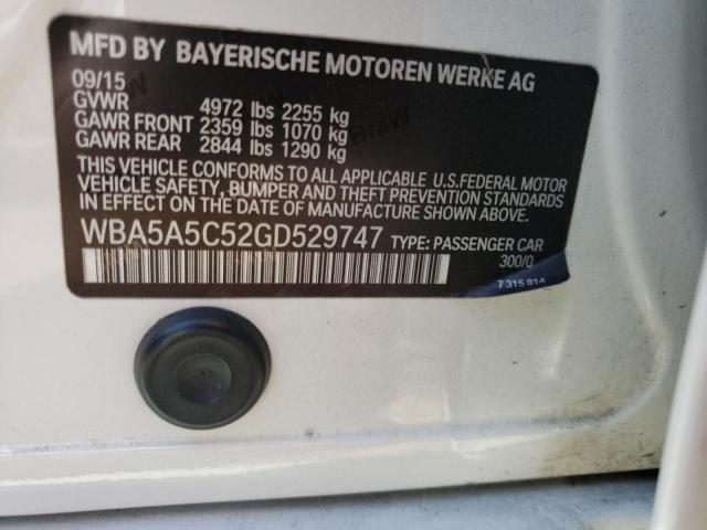 WBA5A5C52GD529747 BMW 528 I