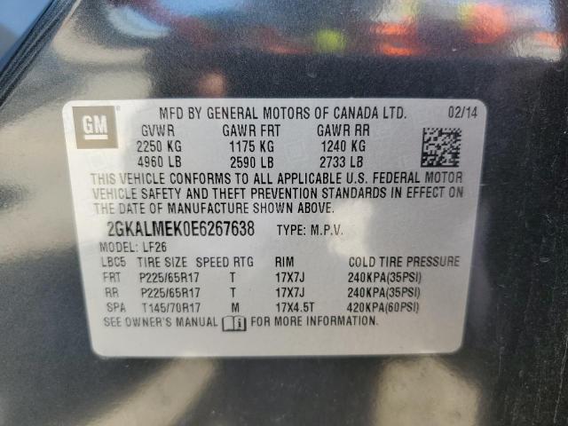 2GKALMEK0E6267638 GMC Terrain Sle
