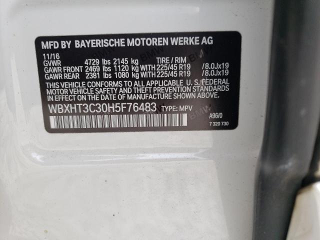 WBXHT3C30H5F76483 BMW X1 Xdrive28i