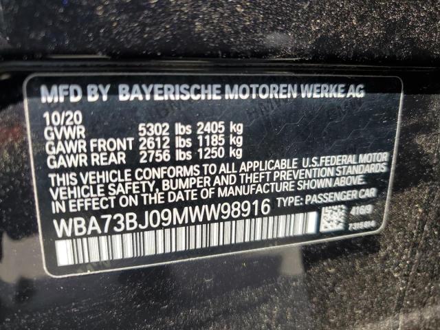 WBA73BJ09MWW98916 BMW 540 XI