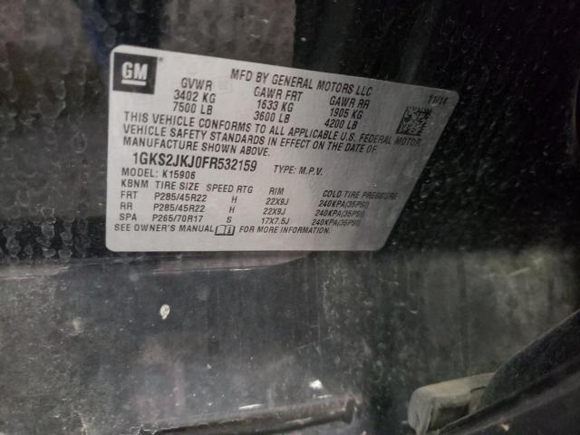 1GKS2JKJ0FR532159 GMC YUKON XL DENALI
