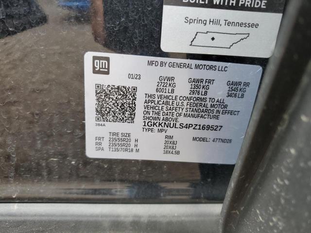 1GKKNULS4PZ169527 GMC ACADIA SLT