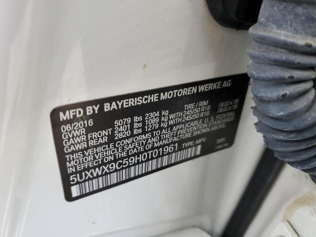 5UXWX9C59H0T01961 BMW X3 Xdrive28i