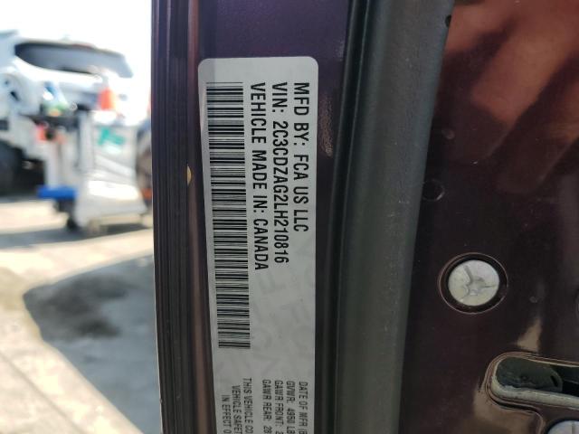 2C3CDZAG2LH210816 Dodge Challenger Sxt