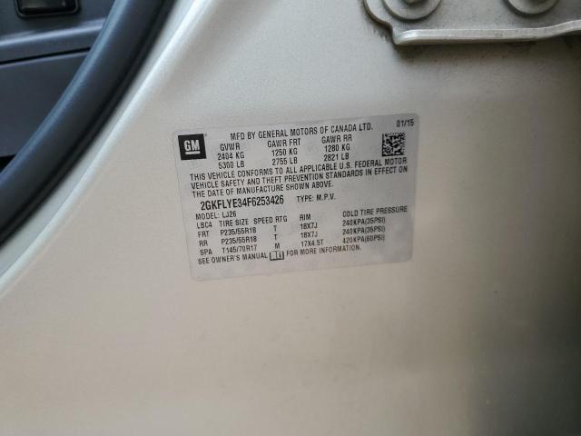2GKFLYE34F6253426 GMC Terrain Slt