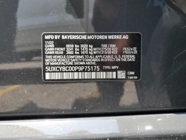 5UXCY8C00P9P75175 BMW X6 M50i