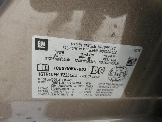 1GTR1UEH1FZ254265 GMC Sierra C1500 Sle