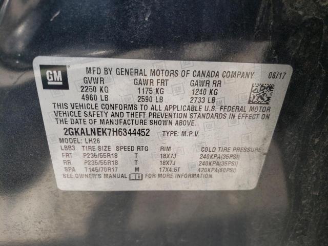 2GKALNEK7H6344452 GMC Terrain Sle