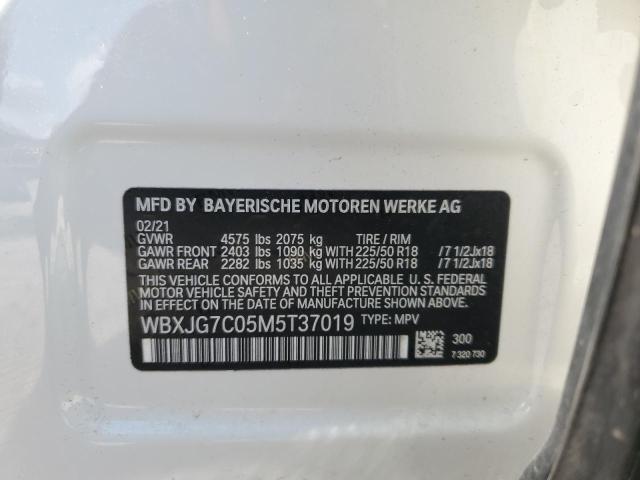 WBXJG7C05M5T37019 BMW X1 Sdrive28i