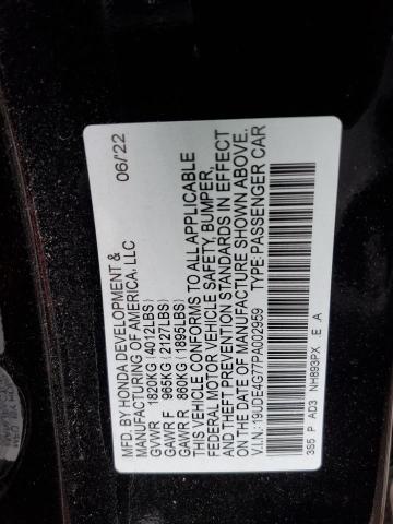 19UDE4G77PA002959 Acura Integra A-spec Tech