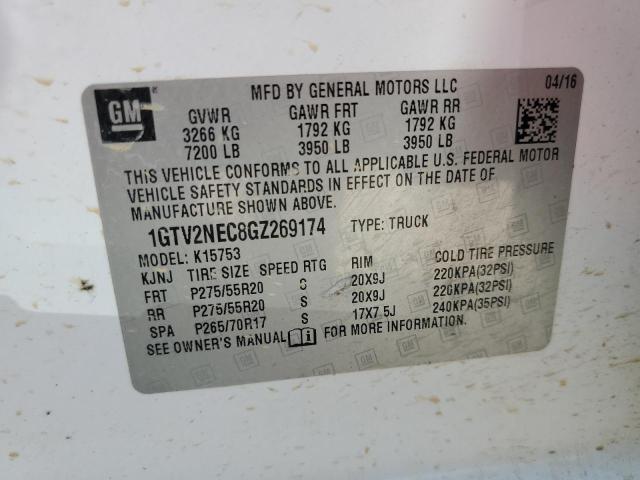 1GTV2NEC8GZ269174 GMC Sierra K1500 Slt