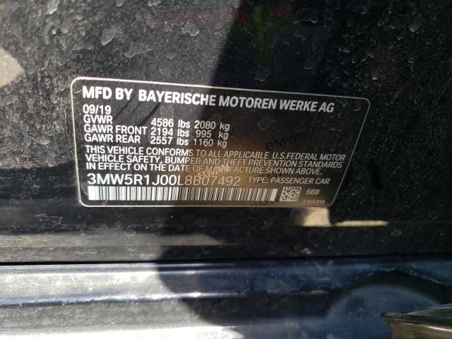 3MW5R1J00L8B07492 BMW 330I