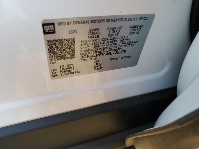 3GKALPEV6NL125236 GMC Terrain Slt