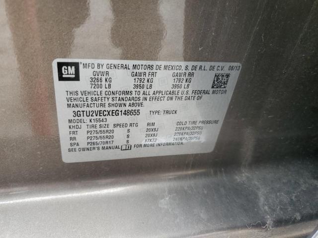 3GTU2VECXEG148655 GMC Sierra K1500 Slt