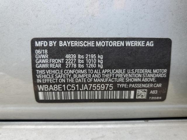 WBA8E1C51JA755975 BMW 330e