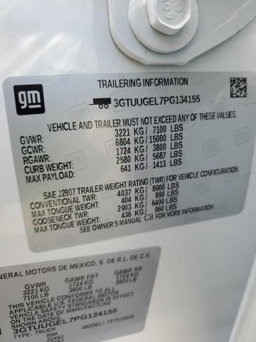 3GTUUGEL7PG134155 GMC Sierra K1500 Denali