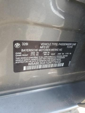 WBA8E3G51GNT79432 BMW 328 Xi Sulev