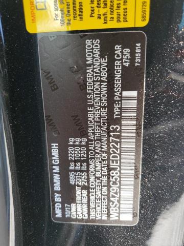 WBS4Z9C58JED22713 BMW M4