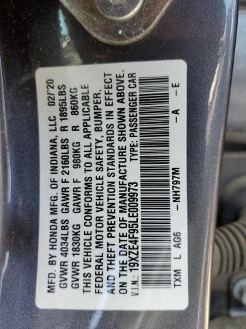 19XZE4F95LE009973 Honda Insight Touring