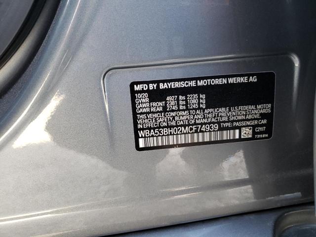 WBA53BH02MCF74939 BMW 530 I